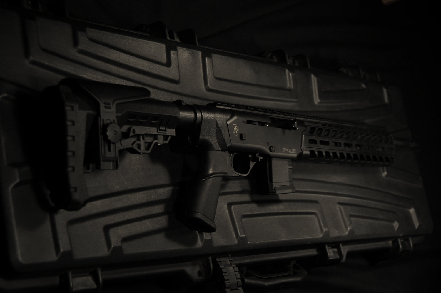 Single Piece Buffer Tube and AR Grip Adaptor for Akdas Alcor .223