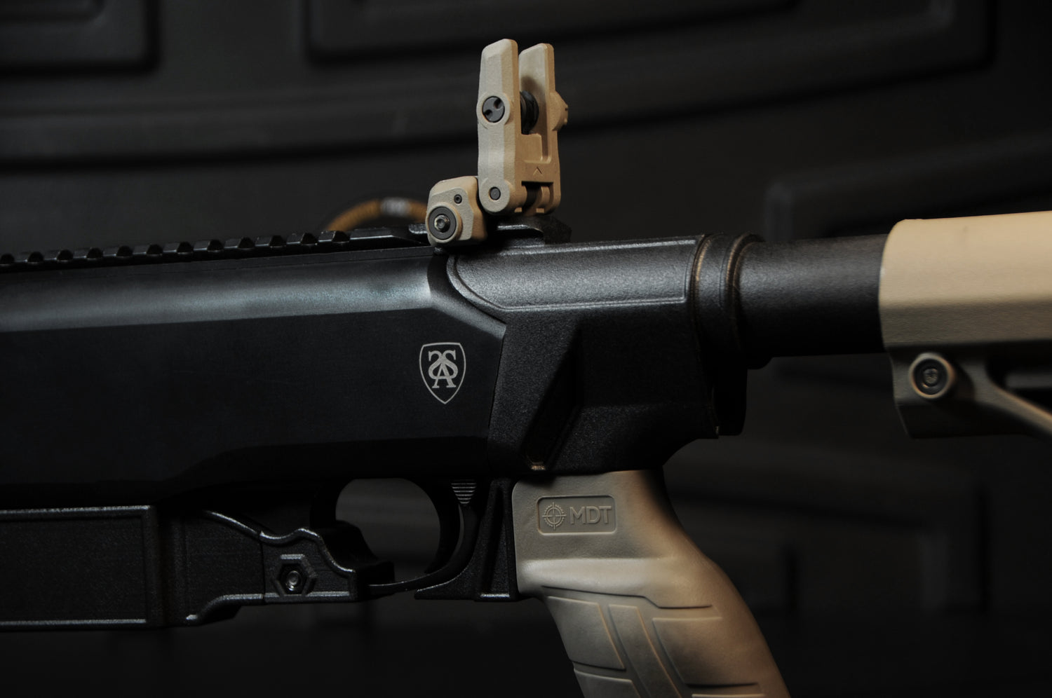 Single Piece Buffer Tube and AR Grip Adaptor for Akdas Alcor .223